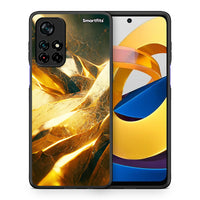 Thumbnail for Θήκη Xiaomi Poco M4 Pro 5G Real Gold από τη Smartfits με σχέδιο στο πίσω μέρος και μαύρο περίβλημα | Xiaomi Poco M4 Pro 5G Real Gold case with colorful back and black bezels