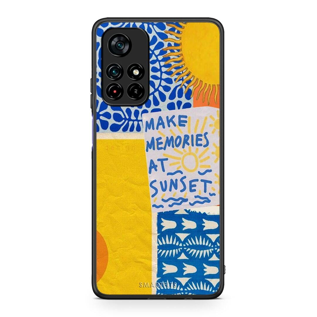 Xiaomi Poco M4 Pro 5G Sunset Memories Θήκη από τη Smartfits με σχέδιο στο πίσω μέρος και μαύρο περίβλημα | Smartphone case with colorful back and black bezels by Smartfits