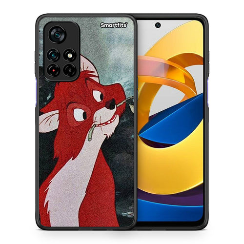 Θήκη Xiaomi Poco M4 Pro 5G Tod And Vixey Love 1 από τη Smartfits με σχέδιο στο πίσω μέρος και μαύρο περίβλημα | Xiaomi Poco M4 Pro 5G Tod And Vixey Love 1 case with colorful back and black bezels
