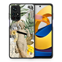 Thumbnail for Θήκη Xiaomi Poco M4 Pro 5G Woman Statue από τη Smartfits με σχέδιο στο πίσω μέρος και μαύρο περίβλημα | Xiaomi Poco M4 Pro 5G Woman Statue case with colorful back and black bezels