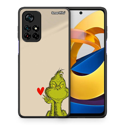 Θήκη Xiaomi Poco M4 Pro 5G Xmas Grinch από τη Smartfits με σχέδιο στο πίσω μέρος και μαύρο περίβλημα | Xiaomi Poco M4 Pro 5G Xmas Grinch case with colorful back and black bezels