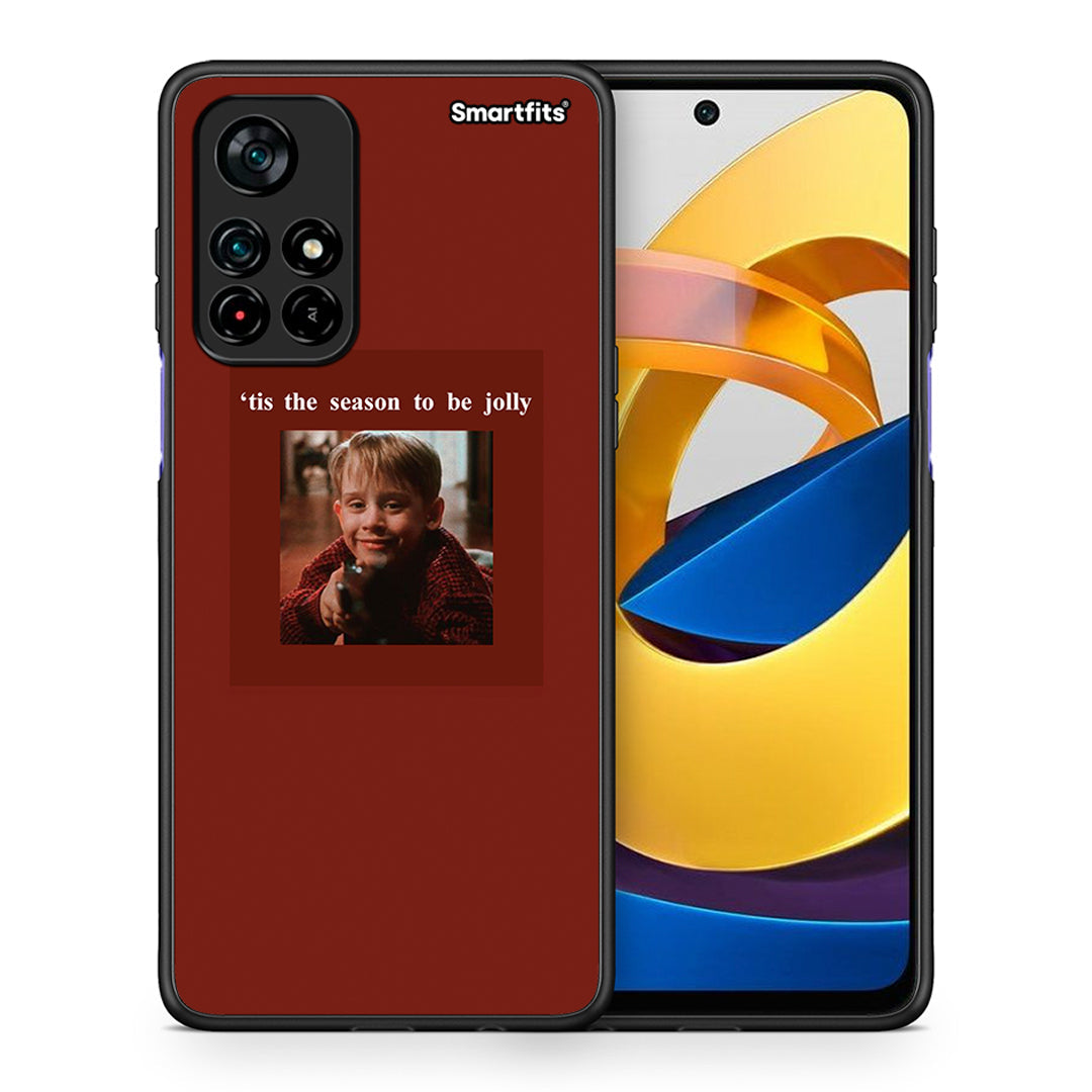 Θήκη Xiaomi Poco M4 Pro 5G Xmas Ultimate Spirit από τη Smartfits με σχέδιο στο πίσω μέρος και μαύρο περίβλημα | Xiaomi Poco M4 Pro 5G Xmas Ultimate Spirit case with colorful back and black bezels