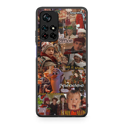 Xiaomi Poco M4 Pro 5G Xmas Wishes θήκη από τη Smartfits με σχέδιο στο πίσω μέρος και μαύρο περίβλημα | Smartphone case with colorful back and black bezels by Smartfits
