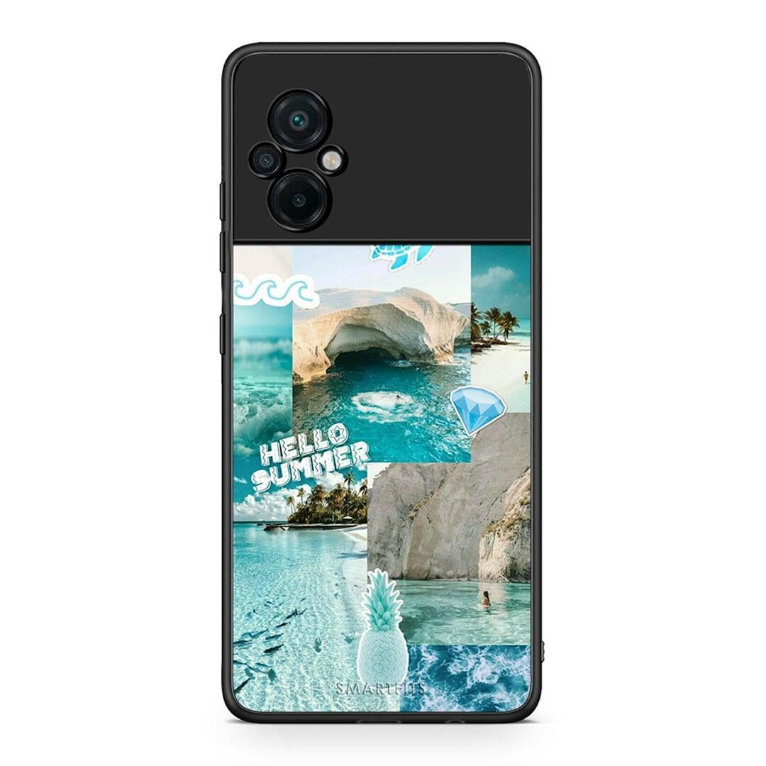 Xiaomi Poco M5 / Redmi Note 11E Aesthetic Summer Θήκη από τη Smartfits με σχέδιο στο πίσω μέρος και μαύρο περίβλημα | Smartphone case with colorful back and black bezels by Smartfits