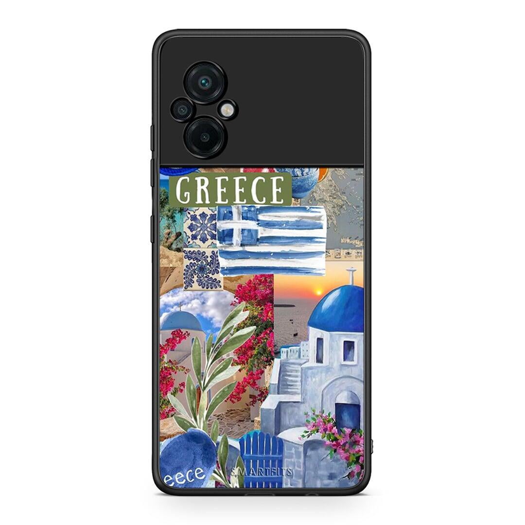 Xiaomi Poco M5 / Redmi Note 11E All Greek Θήκη από τη Smartfits με σχέδιο στο πίσω μέρος και μαύρο περίβλημα | Smartphone case with colorful back and black bezels by Smartfits