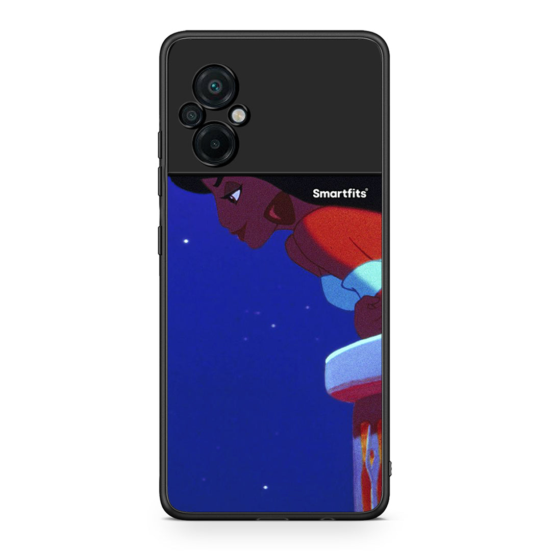 Xiaomi Poco M5 / Redmi Note 11E Alladin And Jasmine Love 2 θήκη από τη Smartfits με σχέδιο στο πίσω μέρος και μαύρο περίβλημα | Smartphone case with colorful back and black bezels by Smartfits