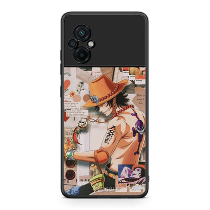 Xiaomi Poco M5 / Redmi Note 11E Anime Collage θήκη από τη Smartfits με σχέδιο στο πίσω μέρος και μαύρο περίβλημα | Smartphone case with colorful back and black bezels by Smartfits