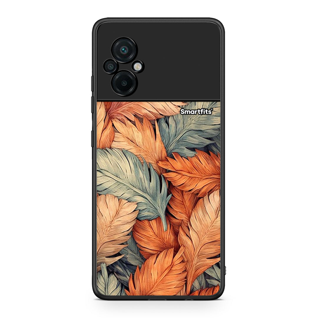 Xiaomi Poco M5 / Redmi Note 11E Autumn Leaves θήκη από τη Smartfits με σχέδιο στο πίσω μέρος και μαύρο περίβλημα | Smartphone case with colorful back and black bezels by Smartfits
