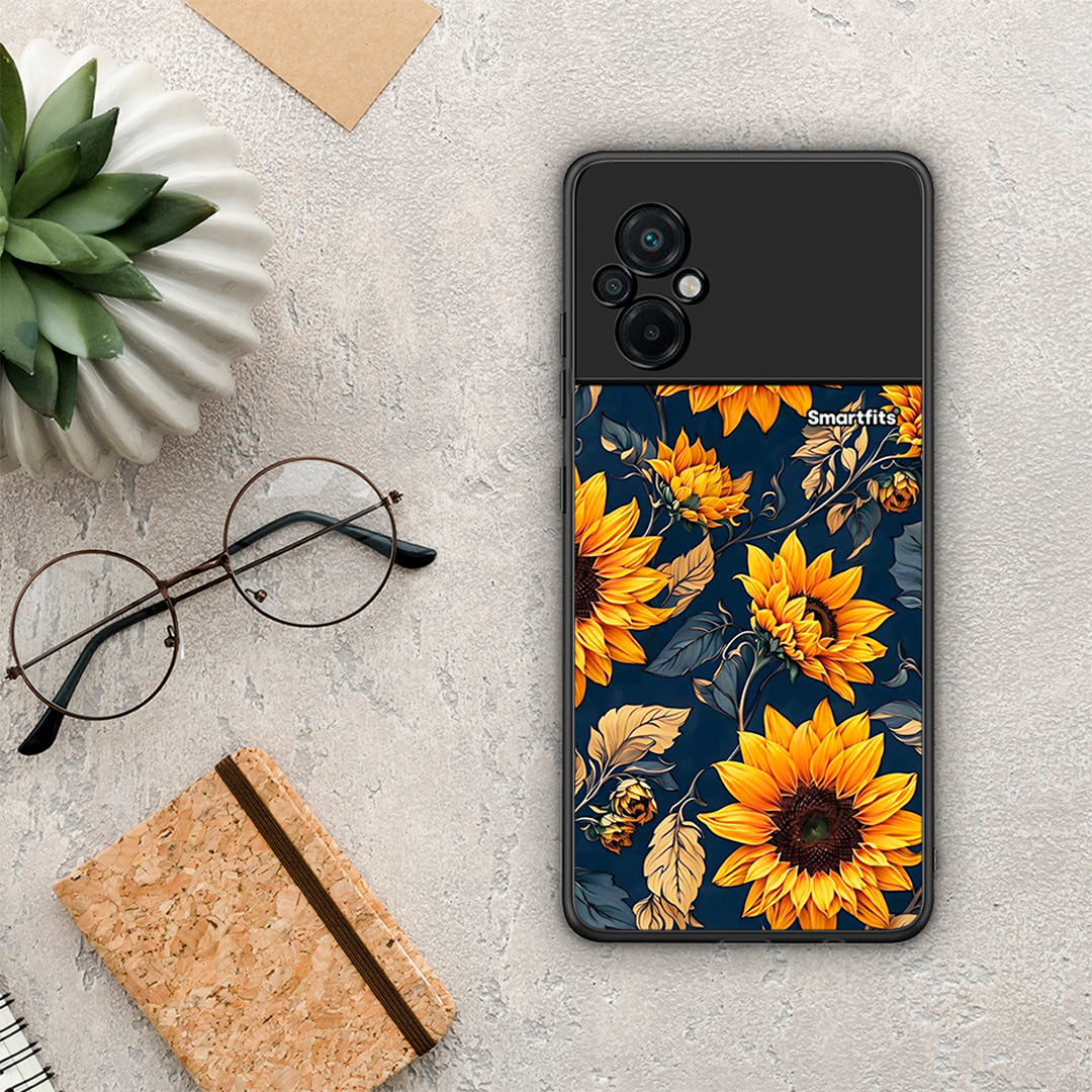 Autumn Sunflowers - Xiaomi Poco M5 θήκη