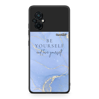 Xiaomi Poco M5 / Redmi Note 11E Be Yourself θήκη από τη Smartfits με σχέδιο στο πίσω μέρος και μαύρο περίβλημα | Smartphone case with colorful back and black bezels by Smartfits