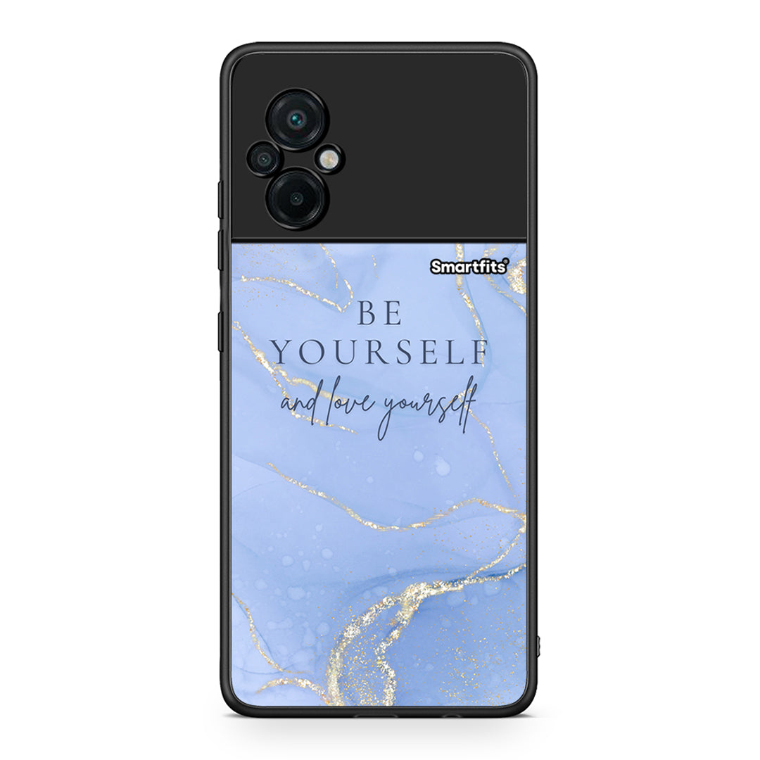 Xiaomi Poco M5 / Redmi Note 11E Be Yourself θήκη από τη Smartfits με σχέδιο στο πίσω μέρος και μαύρο περίβλημα | Smartphone case with colorful back and black bezels by Smartfits