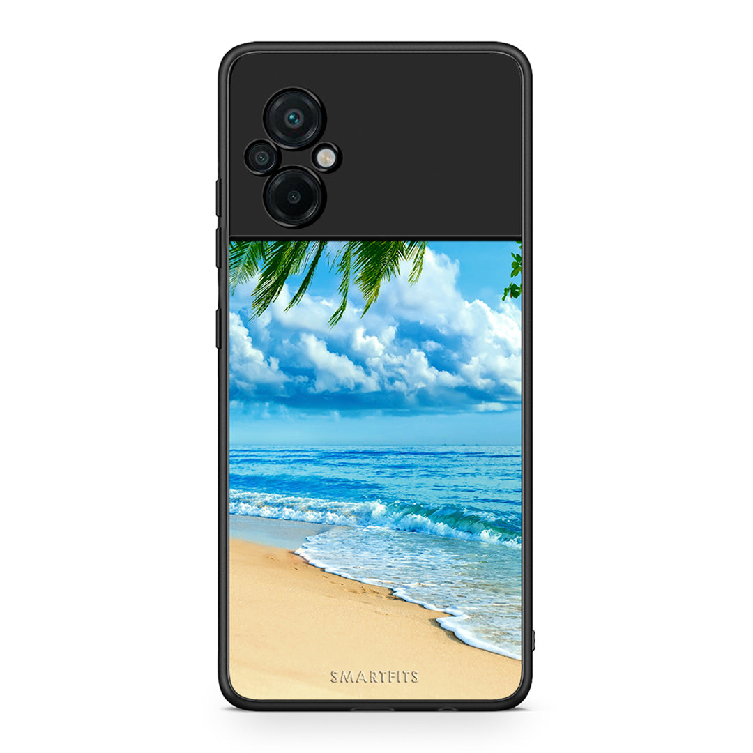 Xiaomi Poco M5 / Redmi Note 11E Beautiful Beach θήκη από τη Smartfits με σχέδιο στο πίσω μέρος και μαύρο περίβλημα | Smartphone case with colorful back and black bezels by Smartfits