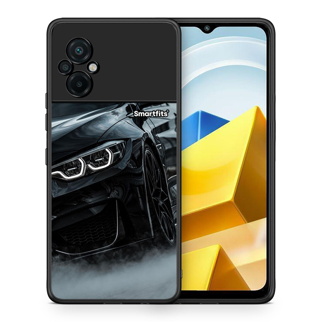 Θήκη Xiaomi Poco M5 / Redmi Note 11E Black BMW από τη Smartfits με σχέδιο στο πίσω μέρος και μαύρο περίβλημα | Xiaomi Poco M5 / Redmi Note 11E Black BMW case with colorful back and black bezels