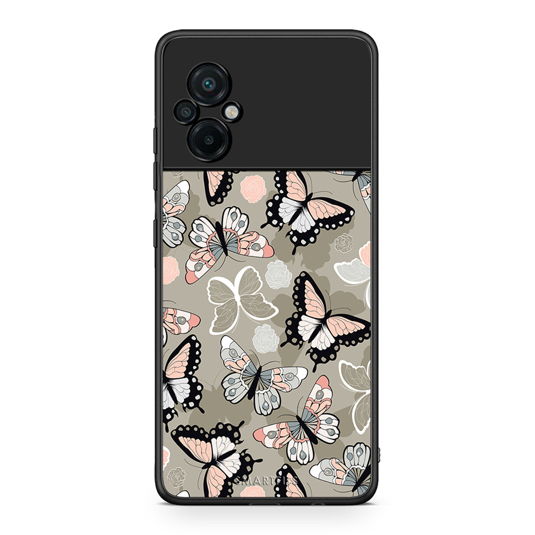 135 - Xiaomi Poco M5 / Redmi Note 11E Butterflies Boho case, cover, bumper