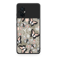 Thumbnail for 135 - Xiaomi Poco M5 / Redmi Note 11E Butterflies Boho case, cover, bumper