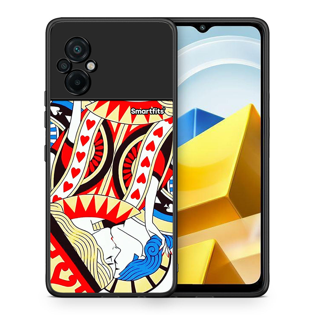 Θήκη Xiaomi Poco M5 / Redmi Note 11E Card Love από τη Smartfits με σχέδιο στο πίσω μέρος και μαύρο περίβλημα | Xiaomi Poco M5 / Redmi Note 11E Card Love case with colorful back and black bezels