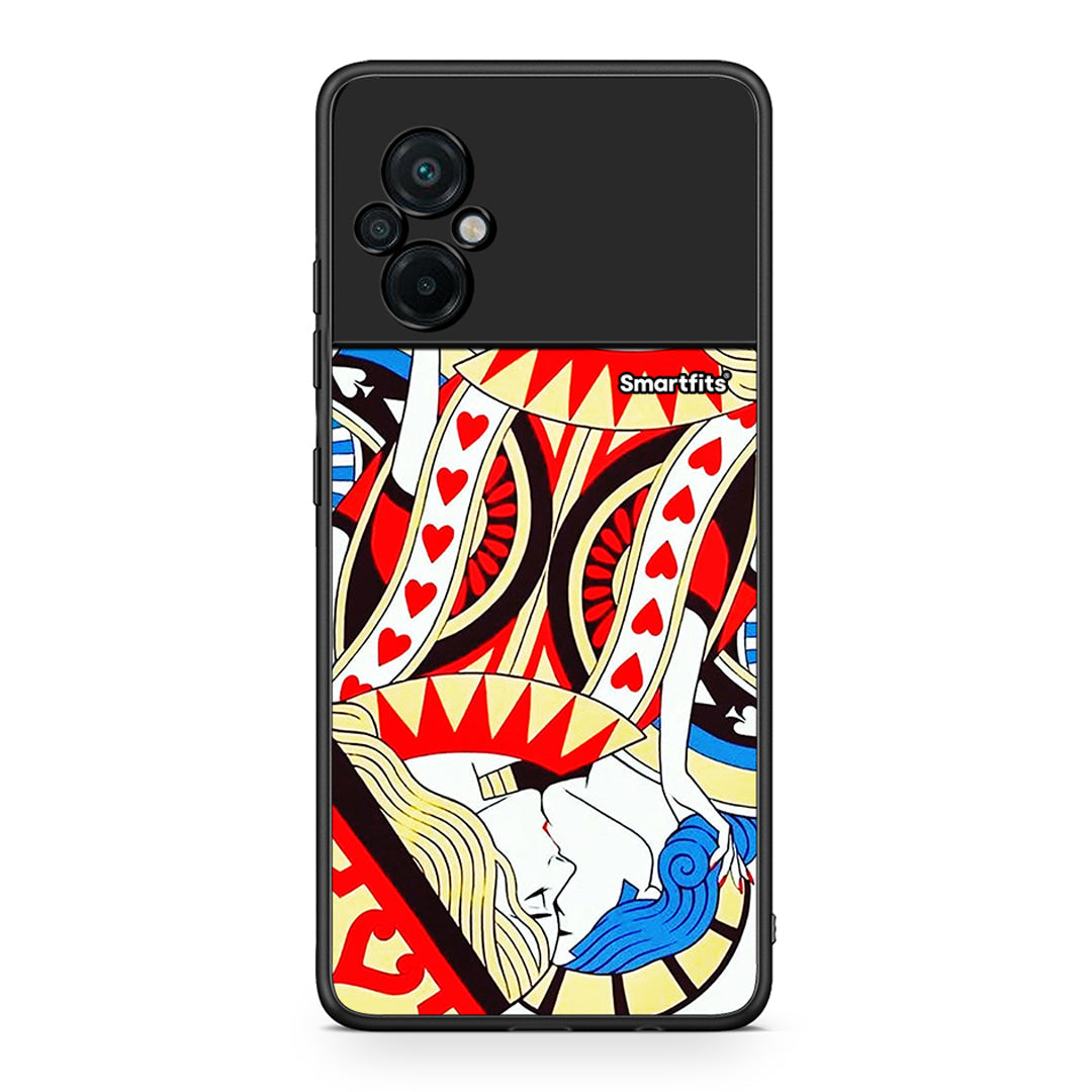 Xiaomi Poco M5 / Redmi Note 11E Card Love θήκη από τη Smartfits με σχέδιο στο πίσω μέρος και μαύρο περίβλημα | Smartphone case with colorful back and black bezels by Smartfits