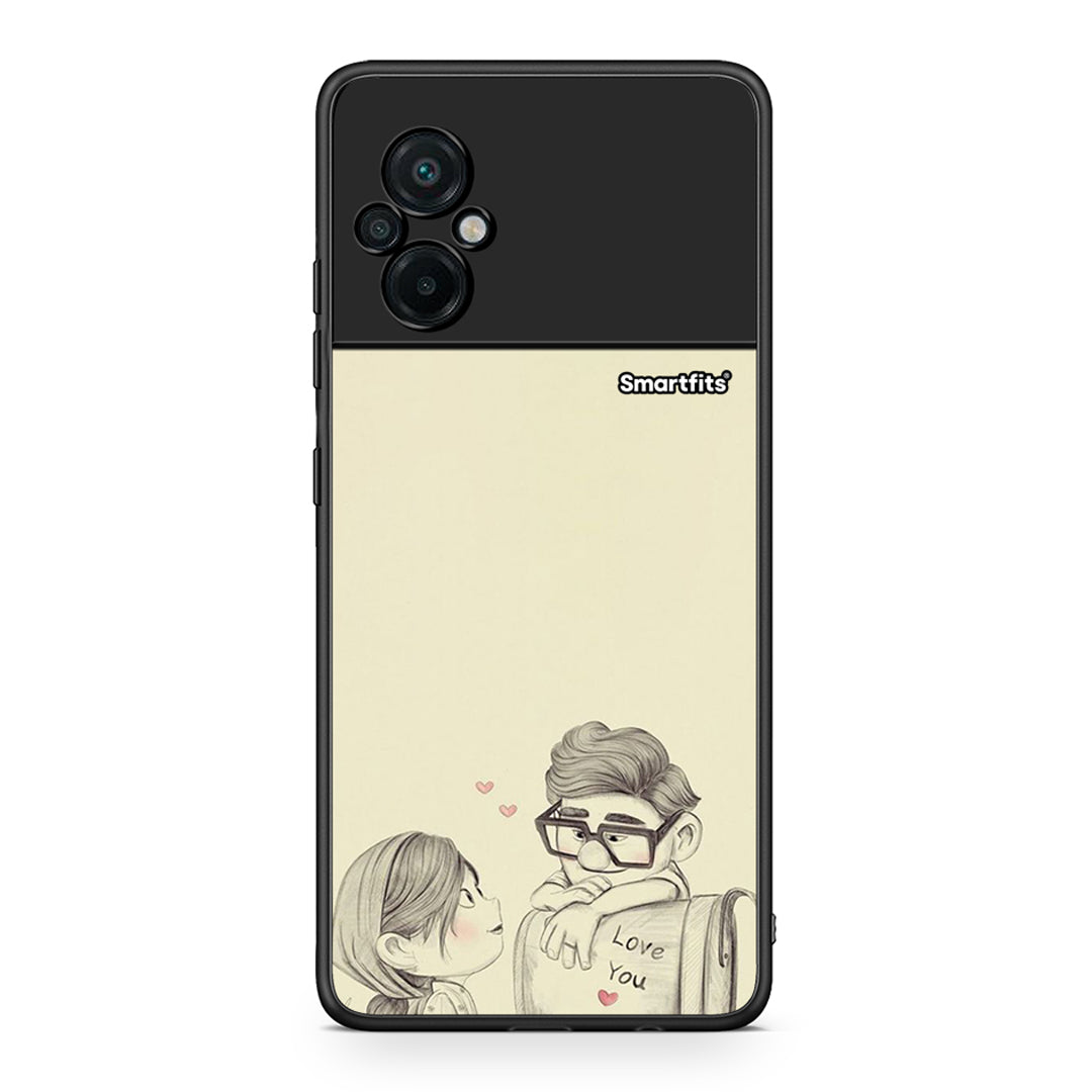 Xiaomi Poco M5 / Redmi Note 11E Carl And Ellie θήκη από τη Smartfits με σχέδιο στο πίσω μέρος και μαύρο περίβλημα | Smartphone case with colorful back and black bezels by Smartfits