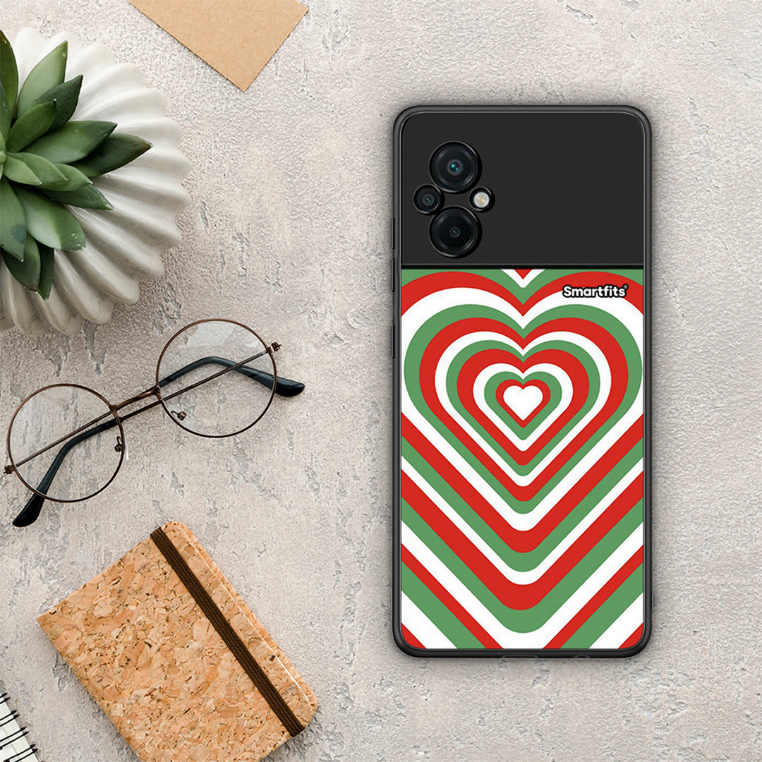 Christmas Hearts - Xiaomi Poco M5 θήκη