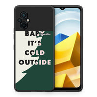 Thumbnail for Θήκη Xiaomi Poco M5 / Redmi Note 11E Cold Outside από τη Smartfits με σχέδιο στο πίσω μέρος και μαύρο περίβλημα | Xiaomi Poco M5 / Redmi Note 11E Cold Outside case with colorful back and black bezels