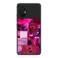 Thumbnail for Xiaomi Poco M5 / Redmi Note 11E Collage Red Roses Θήκη Αγίου Βαλεντίνου από τη Smartfits με σχέδιο στο πίσω μέρος και μαύρο περίβλημα | Smartphone case with colorful back and black bezels by Smartfits