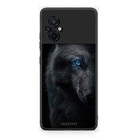 Thumbnail for Xiaomi Poco M5 / Redmi Note 11E Dark Wolf θήκη από τη Smartfits με σχέδιο στο πίσω μέρος και μαύρο περίβλημα | Smartphone case with colorful back and black bezels by Smartfits