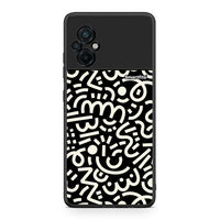 Thumbnail for Xiaomi Poco M5 / Redmi Note 11E Doodle Art θήκη από τη Smartfits με σχέδιο στο πίσω μέρος και μαύρο περίβλημα | Smartphone case with colorful back and black bezels by Smartfits