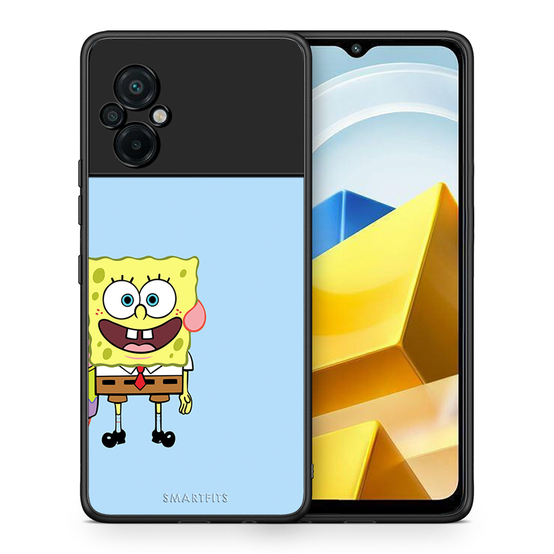 Θήκη Xiaomi Poco M5 / Redmi Note 11E Friends Bob από τη Smartfits με σχέδιο στο πίσω μέρος και μαύρο περίβλημα | Xiaomi Poco M5 / Redmi Note 11E Friends Bob case with colorful back and black bezels