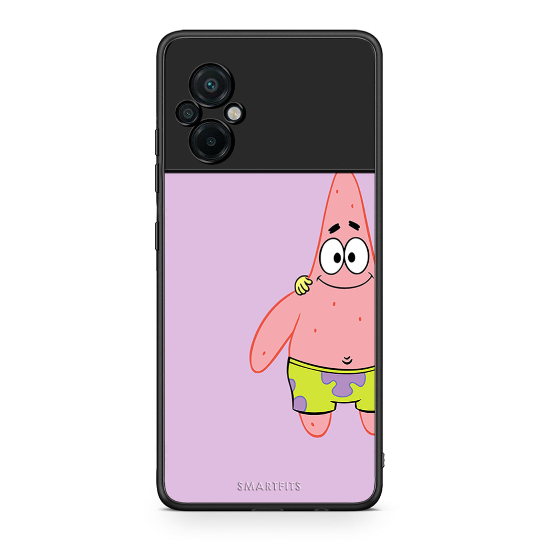 Xiaomi Poco M5 / Redmi Note 11E Friends Patrick θήκη από τη Smartfits με σχέδιο στο πίσω μέρος και μαύρο περίβλημα | Smartphone case with colorful back and black bezels by Smartfits