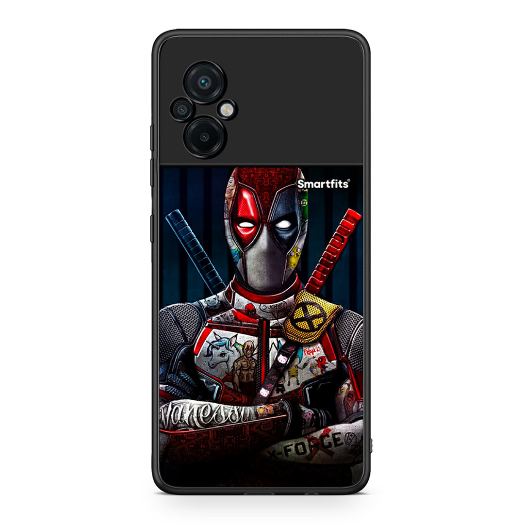 Xiaomi Poco M5 / Redmi Note 11E Funny Guy θήκη από τη Smartfits με σχέδιο στο πίσω μέρος και μαύρο περίβλημα | Smartphone case with colorful back and black bezels by Smartfits