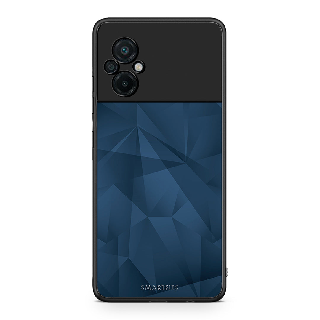 39 - Xiaomi Poco M5 / Redmi Note 11E Blue Abstract Geometric case, cover, bumper