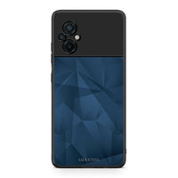 Thumbnail for 39 - Xiaomi Poco M5 / Redmi Note 11E Blue Abstract Geometric case, cover, bumper