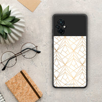 Thumbnail for Geometric Luxury White - Xiaomi Poco M5 θήκη