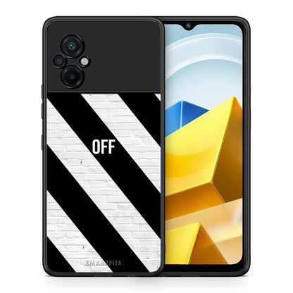 Θήκη Xiaomi Poco M5 / Redmi Note 11E Get Off από τη Smartfits με σχέδιο στο πίσω μέρος και μαύρο περίβλημα | Xiaomi Poco M5 / Redmi Note 11E Get Off case with colorful back and black bezels