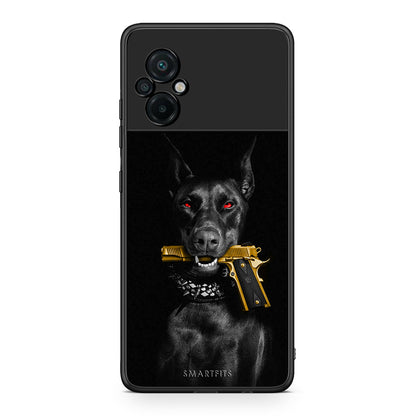 Xiaomi Poco M5 / Redmi Note 11E Golden Gun Θήκη Αγίου Βαλεντίνου από τη Smartfits με σχέδιο στο πίσω μέρος και μαύρο περίβλημα | Smartphone case with colorful back and black bezels by Smartfits