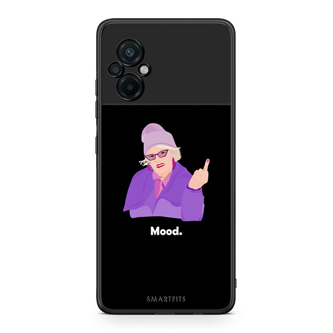 Xiaomi Poco M5 / Redmi Note 11E Grandma Mood Black θήκη από τη Smartfits με σχέδιο στο πίσω μέρος και μαύρο περίβλημα | Smartphone case with colorful back and black bezels by Smartfits