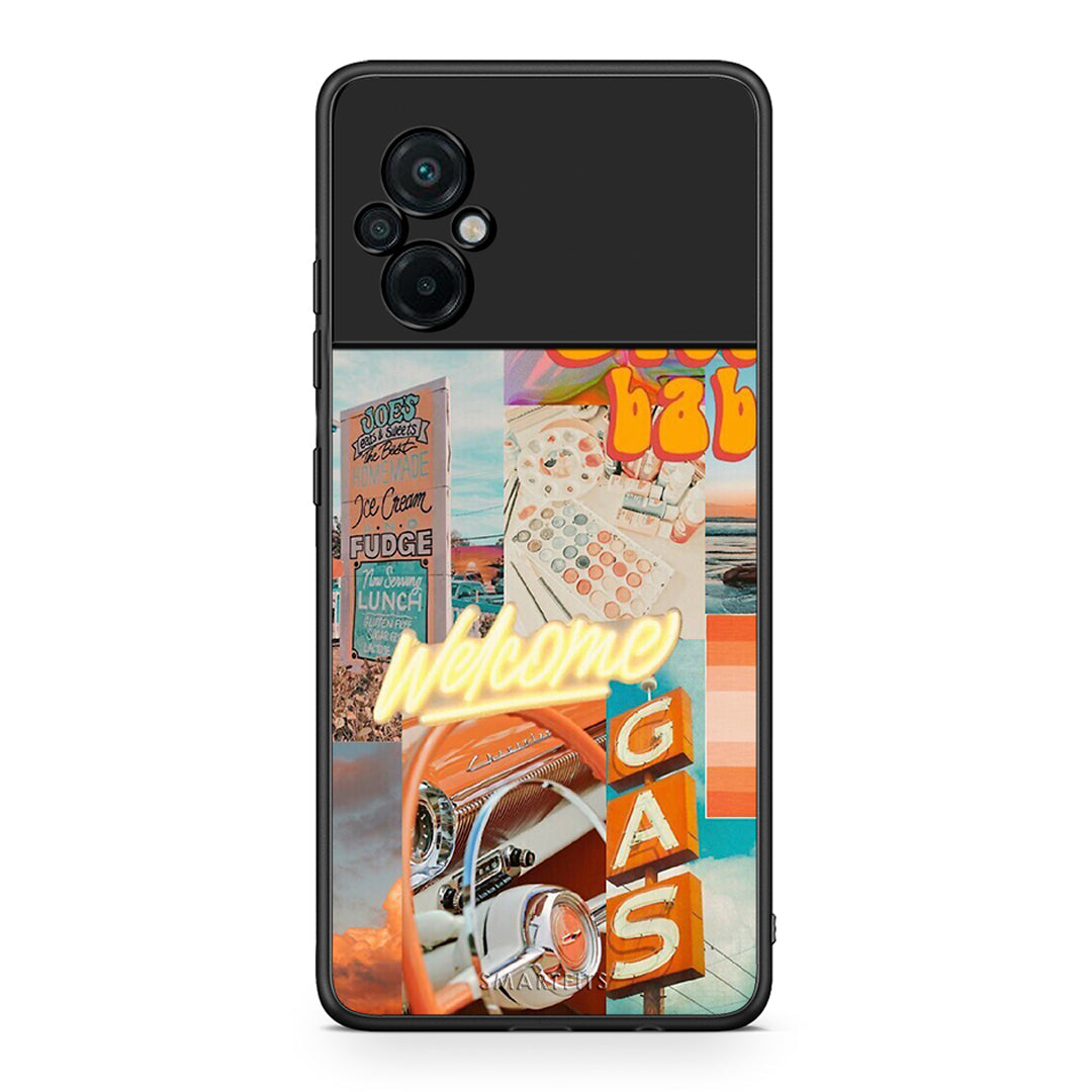 Xiaomi Poco M5 / Redmi Note 11E Groovy Babe Θήκη Αγίου Βαλεντίνου από τη Smartfits με σχέδιο στο πίσω μέρος και μαύρο περίβλημα | Smartphone case with colorful back and black bezels by Smartfits