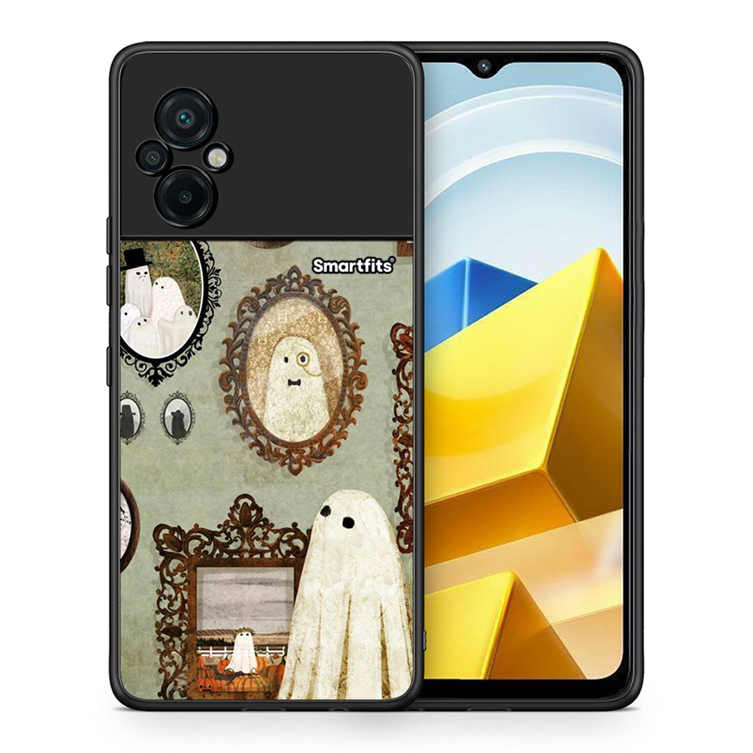 Θήκη Xiaomi Poco M5 / Redmi Note 11E Halloween Ghost Season από τη Smartfits με σχέδιο στο πίσω μέρος και μαύρο περίβλημα | Xiaomi Poco M5 / Redmi Note 11E Halloween Ghost Season case with colorful back and black bezels