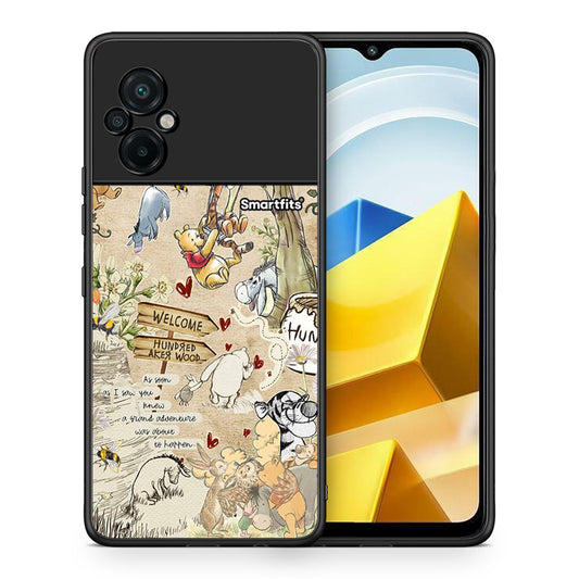 Θήκη Xiaomi Poco M5 / Redmi Note 11E Happy Friends από τη Smartfits με σχέδιο στο πίσω μέρος και μαύρο περίβλημα | Xiaomi Poco M5 / Redmi Note 11E Happy Friends case with colorful back and black bezels