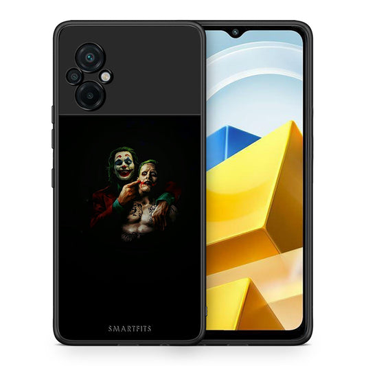 Θήκη Xiaomi Poco M5 / Redmi Note 11E Clown Hero από τη Smartfits με σχέδιο στο πίσω μέρος και μαύρο περίβλημα | Xiaomi Poco M5 / Redmi Note 11E Clown Hero case with colorful back and black bezels