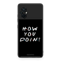 Thumbnail for Xiaomi Poco M5 / Redmi Note 11E How You Doin θήκη από τη Smartfits με σχέδιο στο πίσω μέρος και μαύρο περίβλημα | Smartphone case with colorful back and black bezels by Smartfits