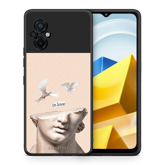 Θήκη Xiaomi Poco M5 / Redmi Note 11E In Love από τη Smartfits με σχέδιο στο πίσω μέρος και μαύρο περίβλημα | Xiaomi Poco M5 / Redmi Note 11E In Love case with colorful back and black bezels