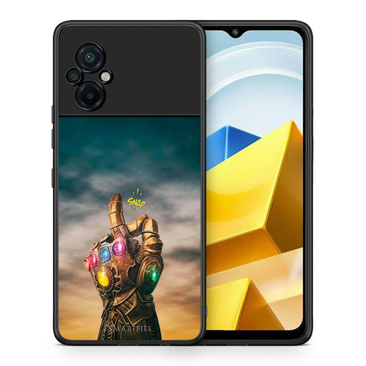 Θήκη Xiaomi Poco M5 / Redmi Note 11E Infinity Snap από τη Smartfits με σχέδιο στο πίσω μέρος και μαύρο περίβλημα | Xiaomi Poco M5 / Redmi Note 11E Infinity Snap case with colorful back and black bezels