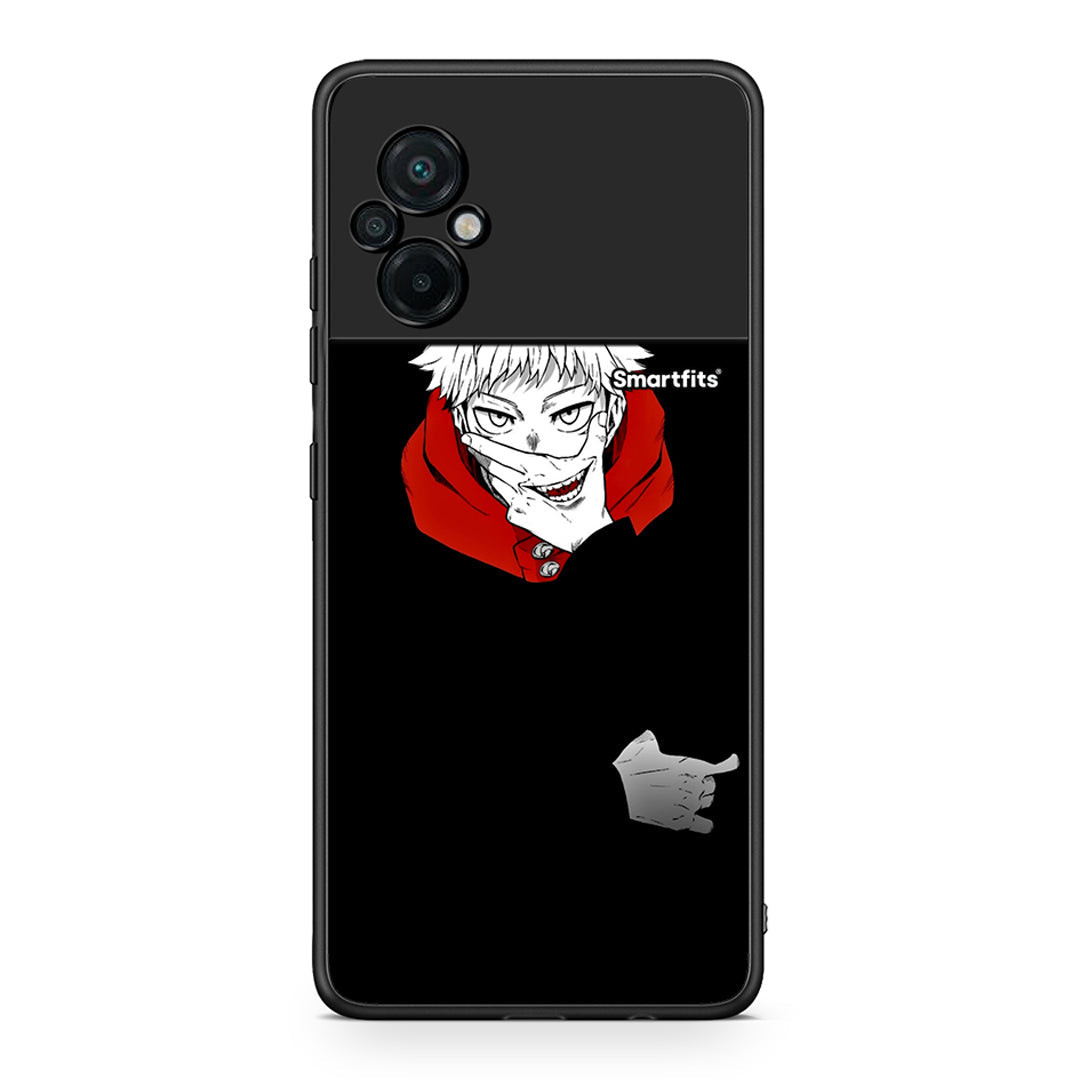 Xiaomi Poco M5 / Redmi Note 11E Itadori Anime θήκη από τη Smartfits με σχέδιο στο πίσω μέρος και μαύρο περίβλημα | Smartphone case with colorful back and black bezels by Smartfits