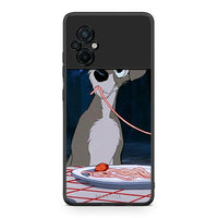 Thumbnail for Xiaomi Poco M5 / Redmi Note 11E Lady And Tramp 1 Θήκη Αγίου Βαλεντίνου από τη Smartfits με σχέδιο στο πίσω μέρος και μαύρο περίβλημα | Smartphone case with colorful back and black bezels by Smartfits