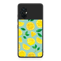 Thumbnail for Xiaomi Poco M5 / Redmi Note 11E Lemons θήκη από τη Smartfits με σχέδιο στο πίσω μέρος και μαύρο περίβλημα | Smartphone case with colorful back and black bezels by Smartfits