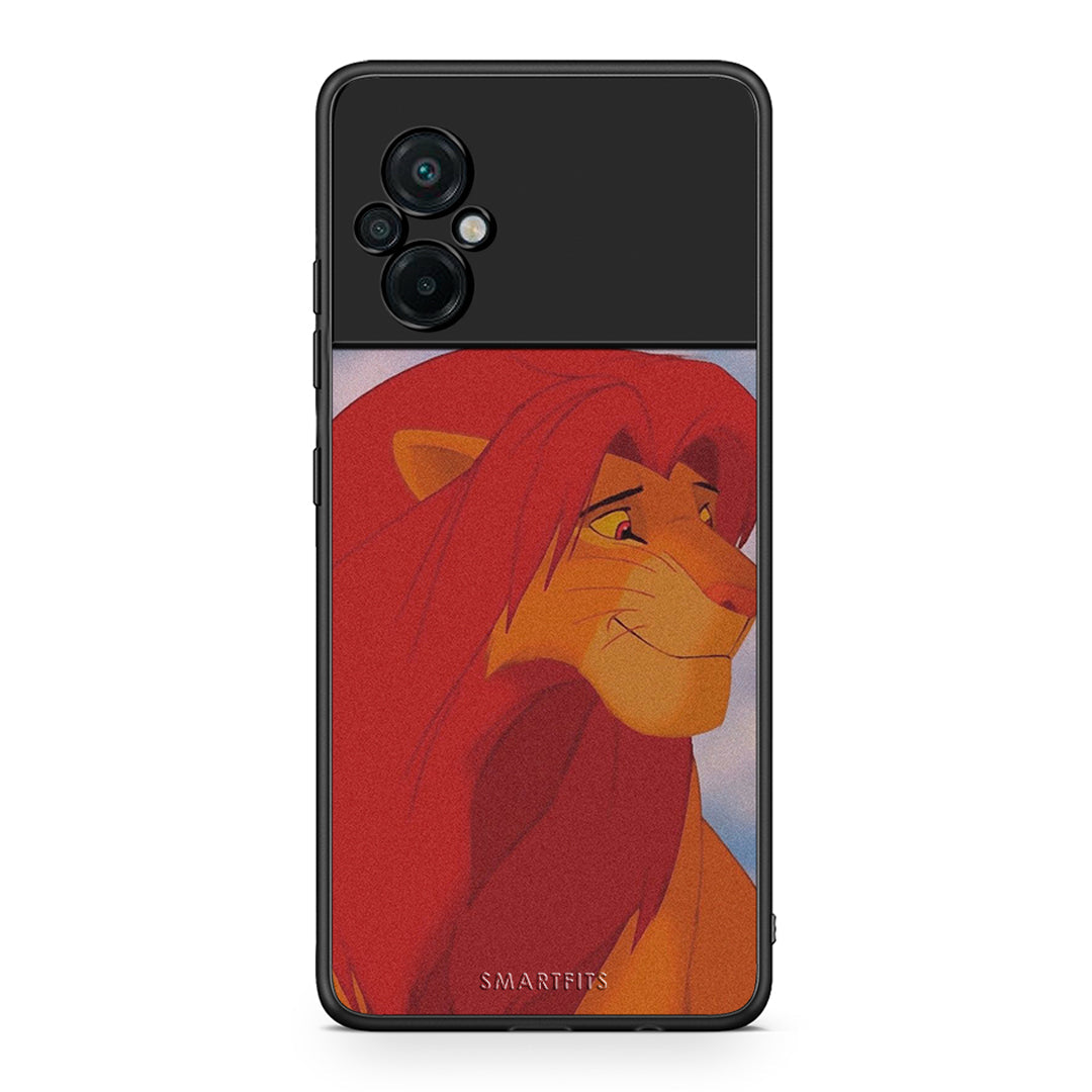 Xiaomi Poco M5 / Redmi Note 11E Lion Love 1 Θήκη Αγίου Βαλεντίνου από τη Smartfits με σχέδιο στο πίσω μέρος και μαύρο περίβλημα | Smartphone case with colorful back and black bezels by Smartfits