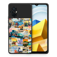 Thumbnail for Θήκη Xiaomi Poco M5 / Redmi Note 11E Live To Travel από τη Smartfits με σχέδιο στο πίσω μέρος και μαύρο περίβλημα | Xiaomi Poco M5 / Redmi Note 11E Live To Travel case with colorful back and black bezels