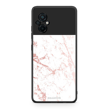 116 - Xiaomi Poco M5 / Redmi Note 11E Pink Splash Marble case, cover, bumper