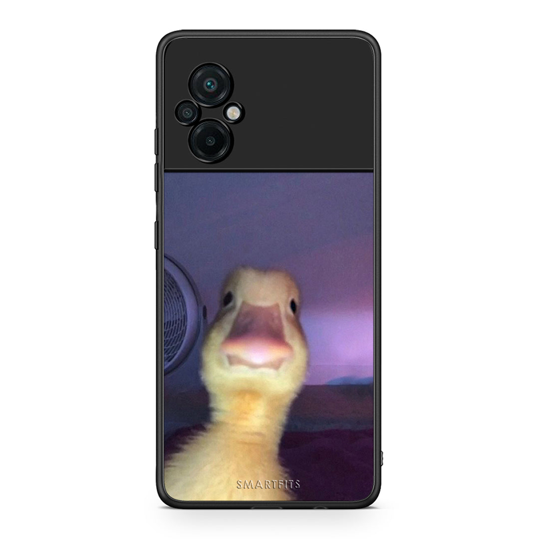Xiaomi Poco M5 / Redmi Note 11E Meme Duck θήκη από τη Smartfits με σχέδιο στο πίσω μέρος και μαύρο περίβλημα | Smartphone case with colorful back and black bezels by Smartfits